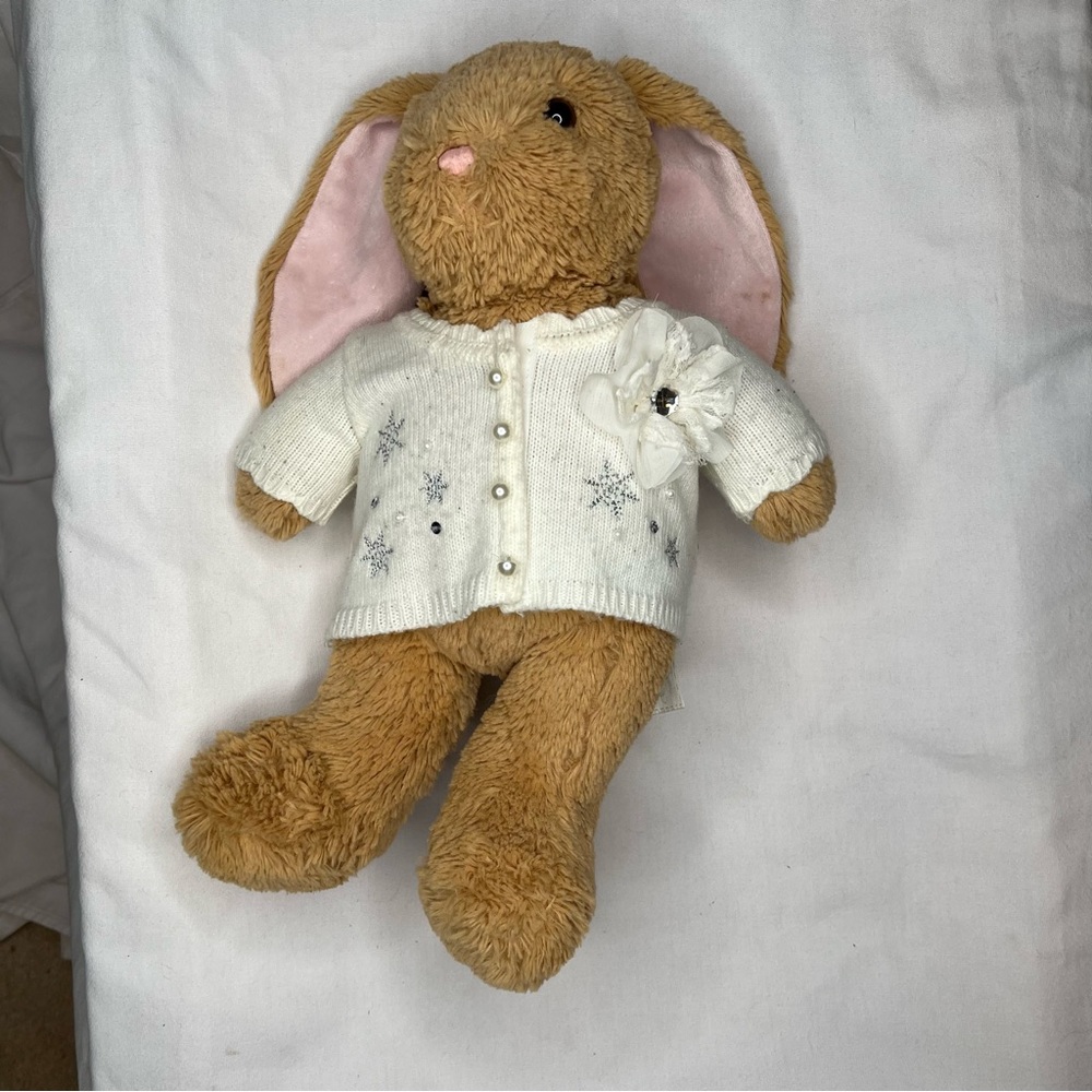 Build a Bear Workshop BAB Pawlette Floppy Bunny Rabbit Stuffed Plush - Easter.
